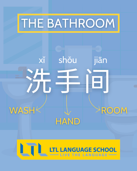 come ricordare bagno in cinese